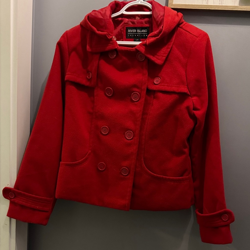 River Island Cashmilan Double-Breasted Jacket